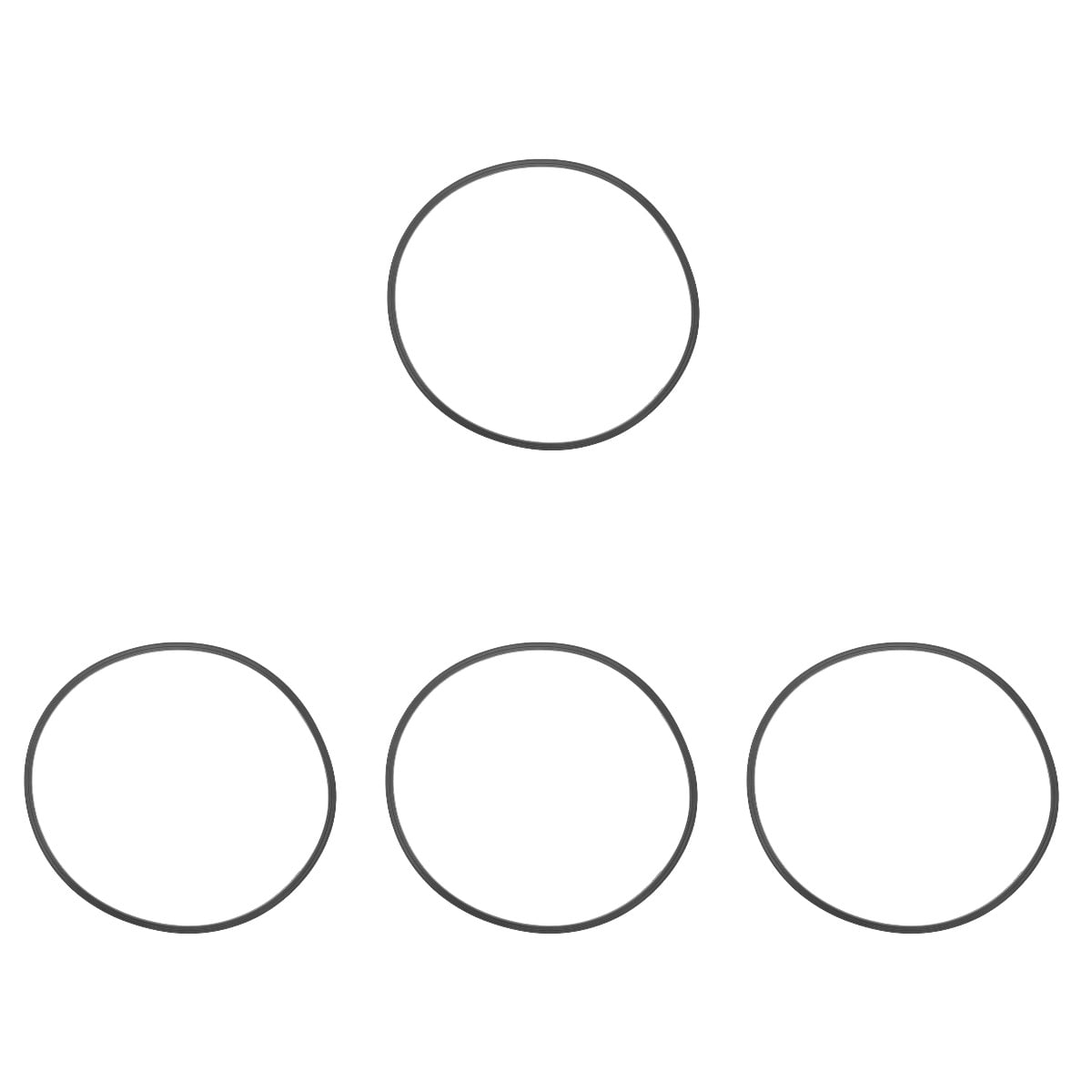 4 Pieces Swivel Chair Chassis Pad Barstools Foot Rest Protectors Ring Floor Base