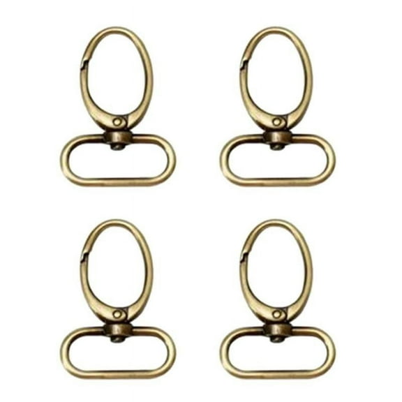 4 Pieces Swivel Snap Hook Snap Hook Key , Rotating Swivel Swivel Clip for Webbing 32 Bronze, 52mm