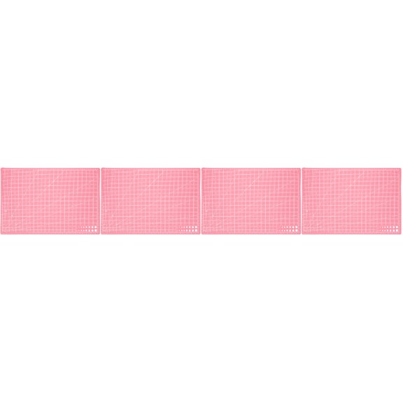 WRISTBIQUE 4Pcs Simple Generous Plastic Engraving Mats for Handicraft Cutting