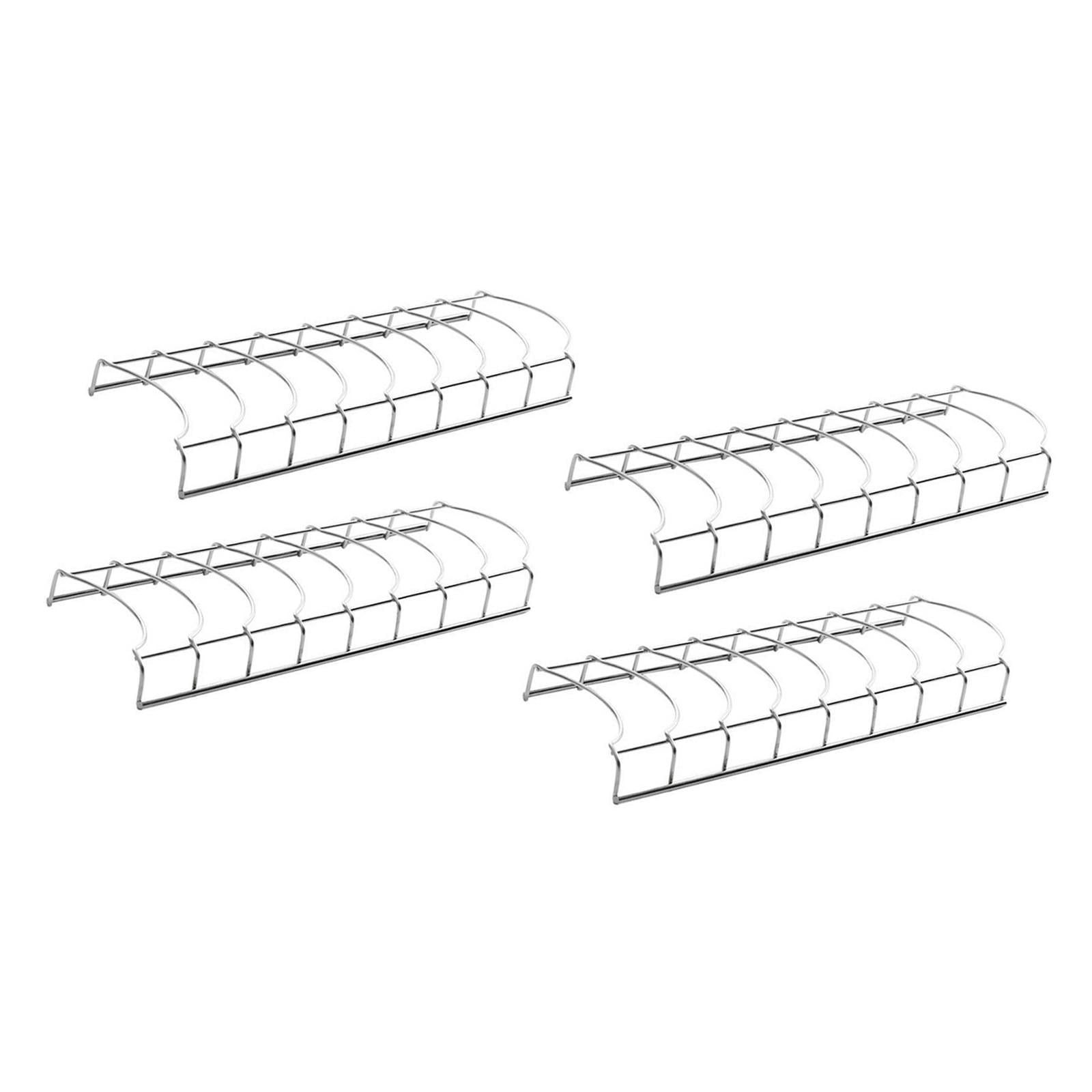 Bread Drying Rack 4 Pieces Tableware Holder Dish Drying Rack Bread Stand Stainless Steel ...