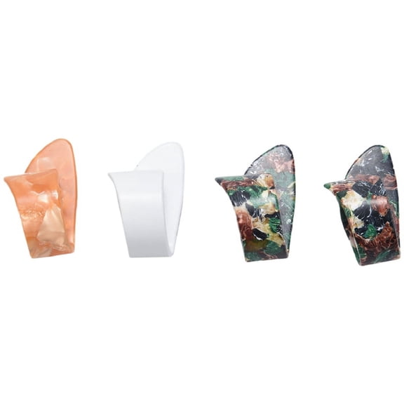 4 Pieces Thumb Finger Guitar Pick Celluloid Mediator Thumbpick for Acoustic Electric G y11929