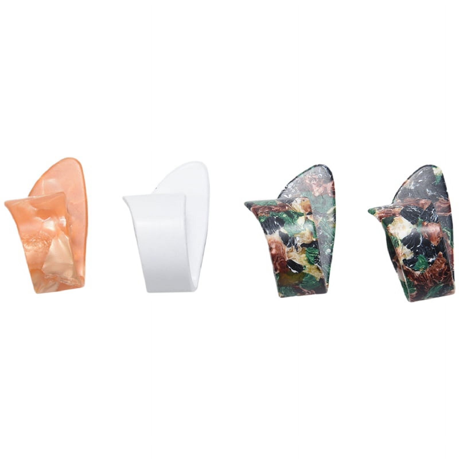 4 Pieces Thumb Finger Guitar Pick Celluloid Mediator Thumbpick for Acoustic Electric Guita2Xk10581