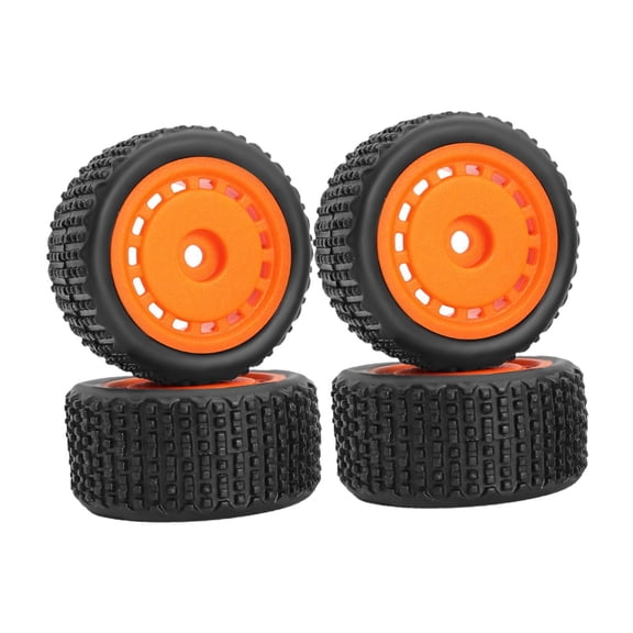 4 Pieces Tire Wheel RC Wheel Rims 7mm Hex Upgrade Nylon for 1/28 Scale RC Crawler Trucks