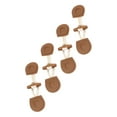 thumbnail image 1 of 4 Pieces Toggle Closure Buttons, Sewing Knitting Buttons DIY Button Fasteners for Duffle Coat Windbreaker Sweater Clothes Jacket , Brown, 1 of 8