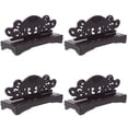 thumbnail image 1 of 4-Piece Vintage Folding Fan Display Stands Set - Sturdy Fan Holders for Travel, Birthday , Baby Shower Decor, 1 of 6