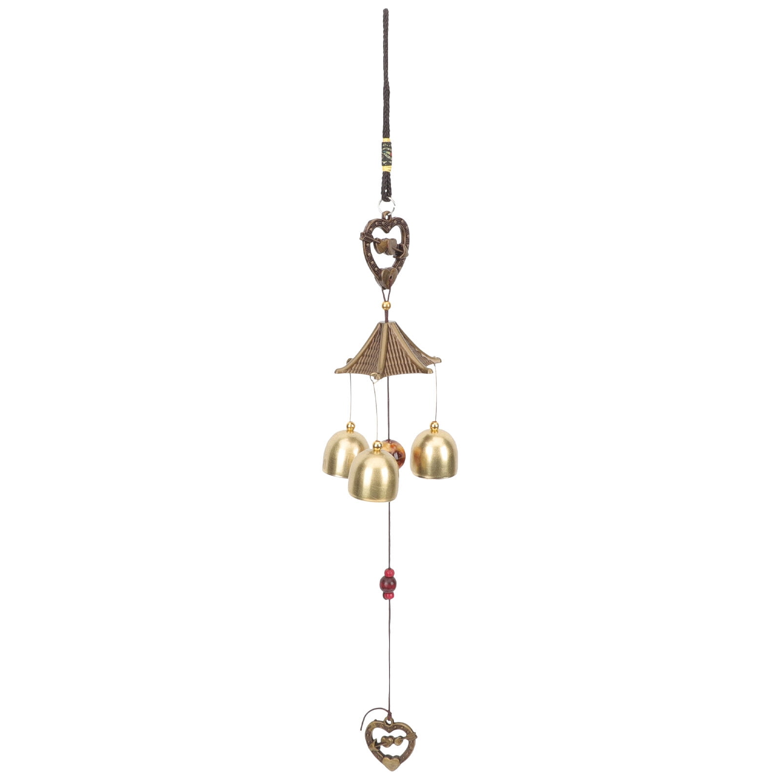 WRISTBIQUE 4pcs Craft Design Metal Wind Bell for Wall Hanging Ornament