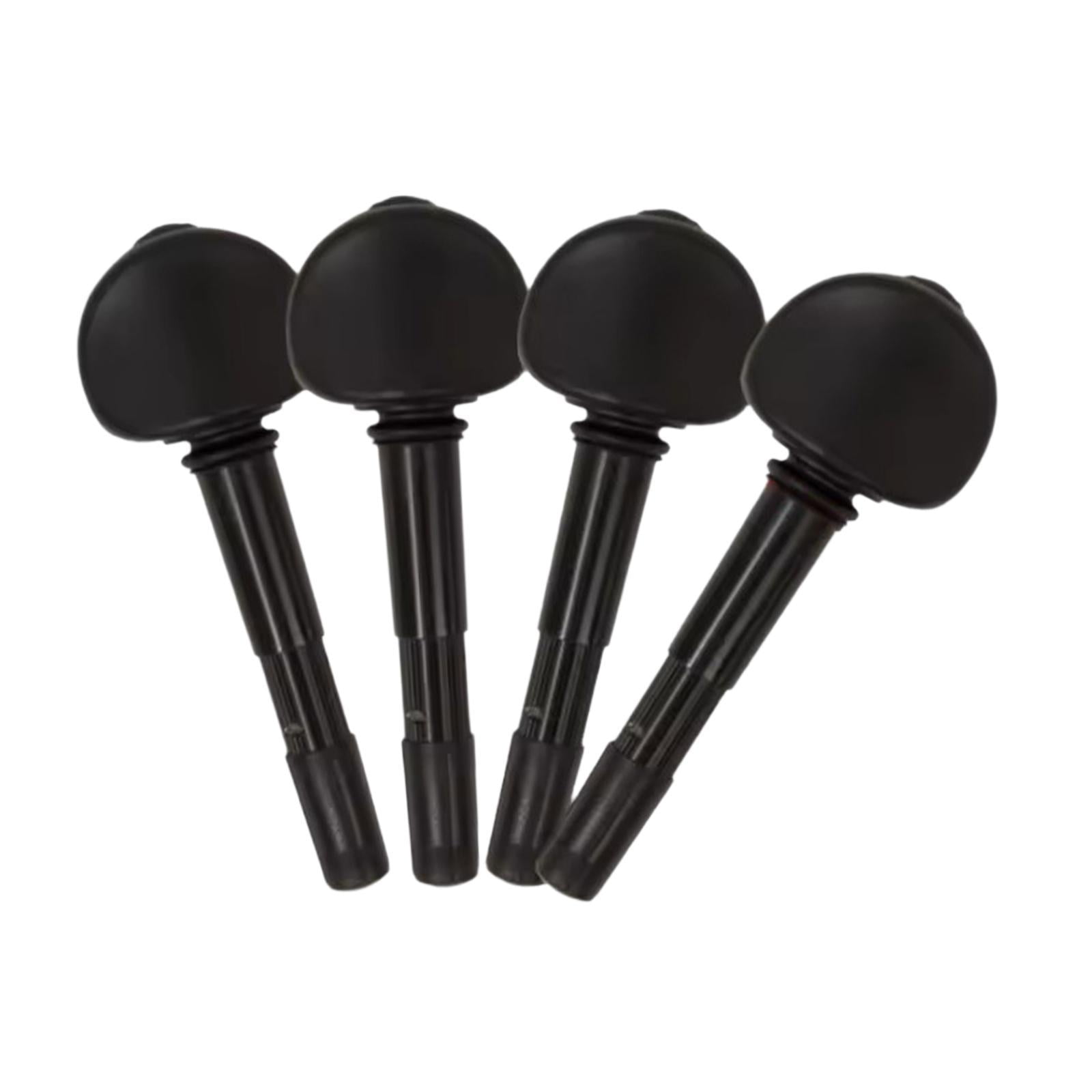 4 Pieces Violin Tuning Pegs Fiddle Musical Instrument ABS Metal Material for Professional Musician Use