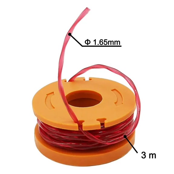 4 Pieces WA0004.1 Lawn Trimmer Thread for all 20V WORX Lawn Trimmers - Durable Replacement Thread Spools for Worx WG180 WG163