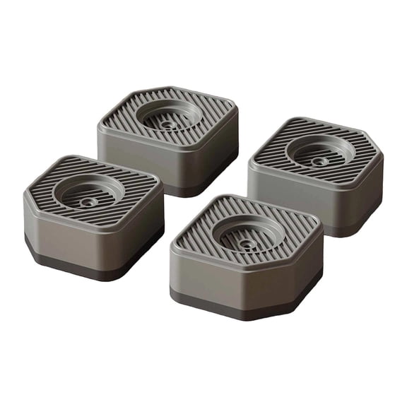 4 Pieces Washing Machine Foot Pads Anti Vibration Pads Furniture Risers Plastic Stabilizer for Home Appliances