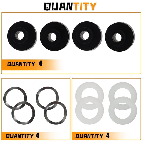 4 Pieces Window Bushings Fits for Mazda Miata 1990-98 99 00 01 02 03 04 05
