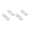 thumbnail image 1 of 4 Pieces Window Tilt Latch Hardware Replacement Window Accessories 2 Hole Design for Vertical Lift Window Frames, 1 of 9