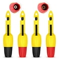 thumbnail image 1 of 4 Pieces Wire Piercing Probe Insulation Piercing Clip Set Wire Piercing Tool for Multimeter Voltage Thermometer Voltmeter Testing(2mm, 4mm), 1 of 7