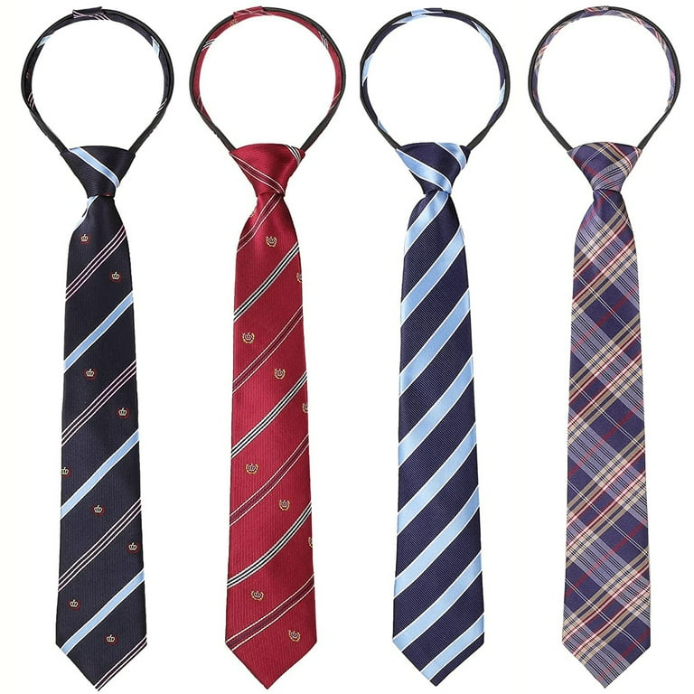 16 Pieces Satin Ties Solid Color Ties Set Formal Necktie Tie