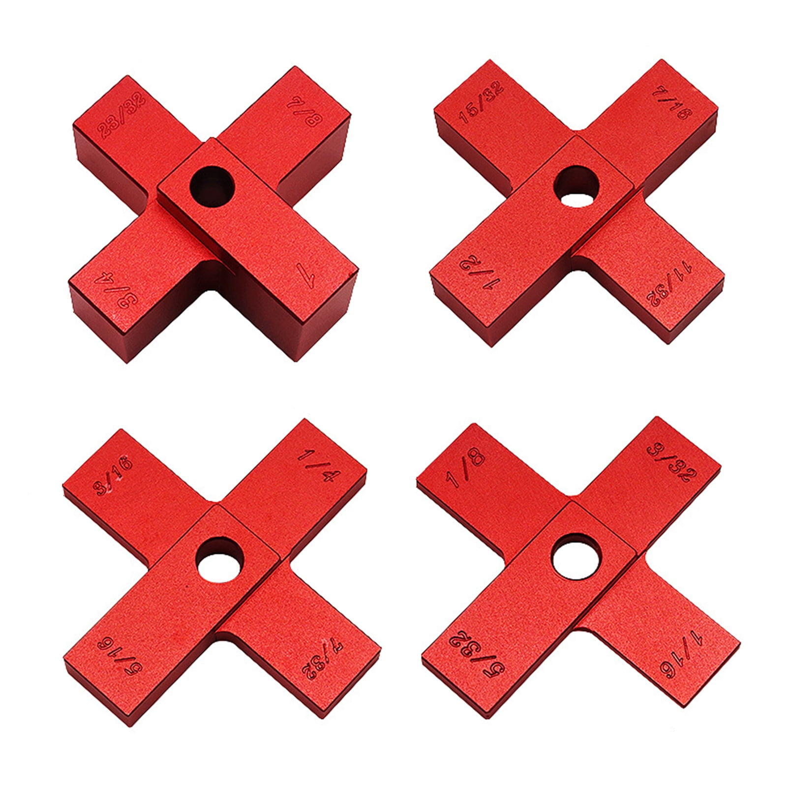 4 Pieces/set Crucifix Height Gauge Measuring Ruler For Engraving ...