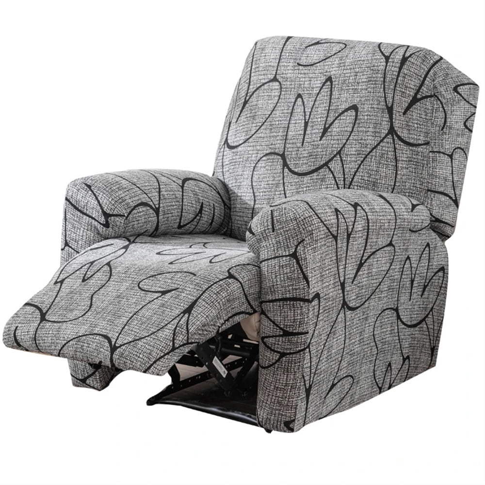 4 Pieces/set Recliner Sofa Cover For Living Room Elastic Reclining Chair Cover Furniture Protector