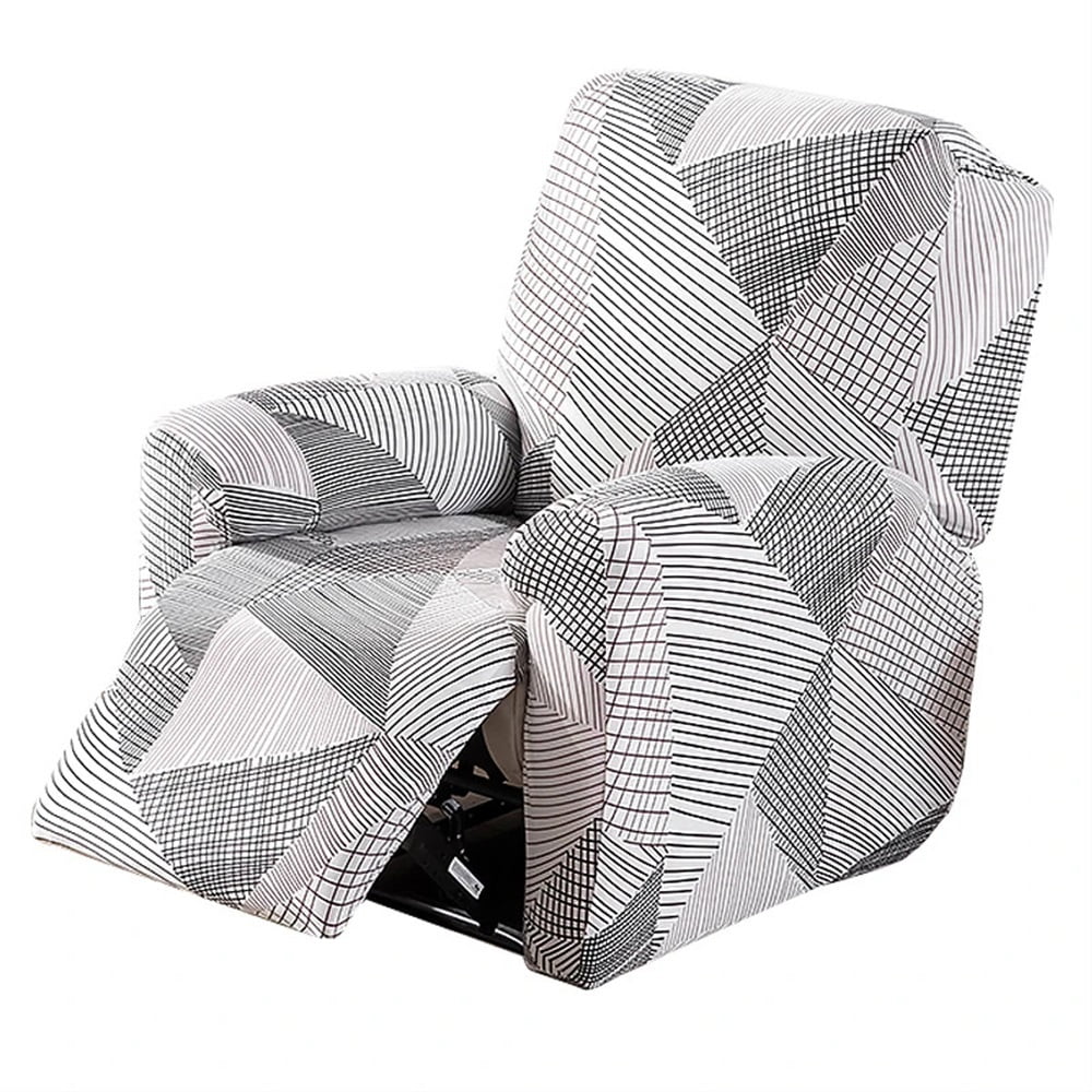 4 Pieces/set Recliner Sofa Cover For Living Room Elastic Reclining Chair Cover Furniture Protector