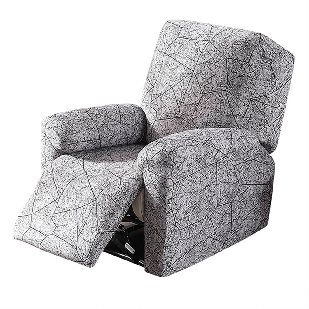 4 Pieces/set Recliner Sofa Cover For Living Room Elastic Reclining Chair Cover Furniture Protector