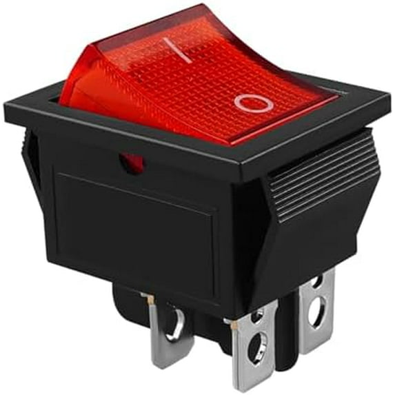 4 Pin 2 Position Air Compressor On-Off Switch with Light Fit for Kobalt ...