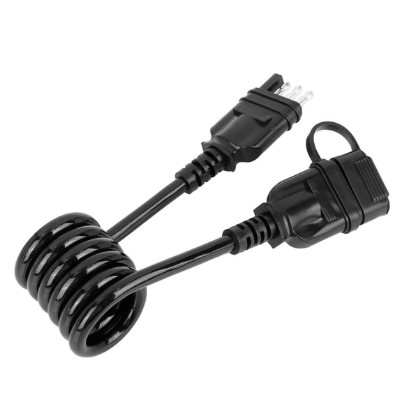 4 Pin 3 ft Trailer Spring Wire Plug Hitch Light Trailer Wiring Harness Extender Male Female Connector