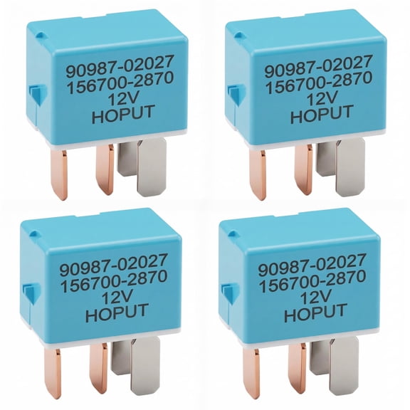 4 Pin AC Relay 4 Pack Replacement for Vehicle Systems