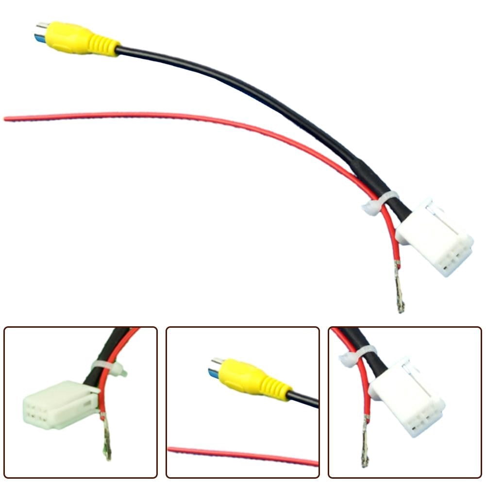 4 pin car radio reverse camera input plug car back up cable adapter for