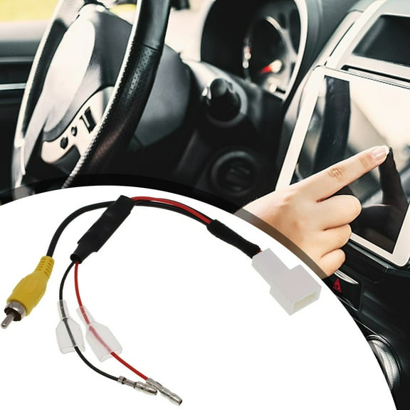 4 Pin Car Reverse Camera Retention Wiring Harness Cable Plug Adapter For Toyota