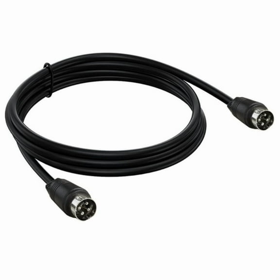 4 Pin DIN Male Plug Connector Cable 4 Pin DIN Male to Male Adapter Cable for DVR Digital Video Recorder and Audio Device