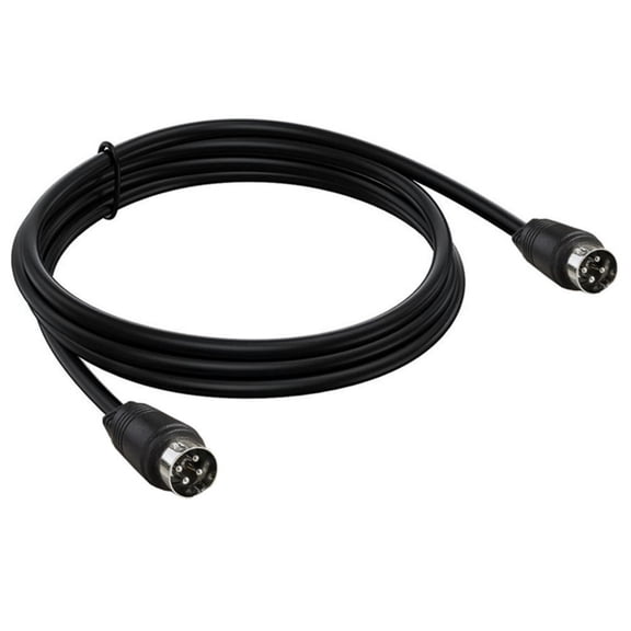 4 Pin DIN Male Plug Connectors Cable 4 Pin DIN Male to Male Adapter Cable for DVRs Digital Video Recorders and Sound Device