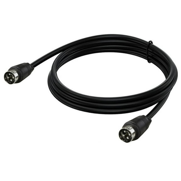 4 Pin DIN Male to Male Plug Extension Cable for Home Sound and DVRs Security Systems