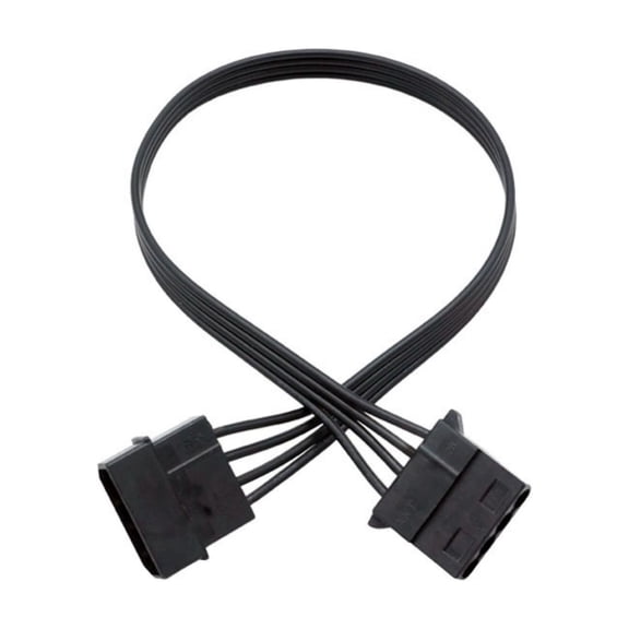 4 Pin Fan Hub Splitter Power Supply Cable 1 to 1 Way CPU Cooling Case Extension Cable for Computer 4Pin