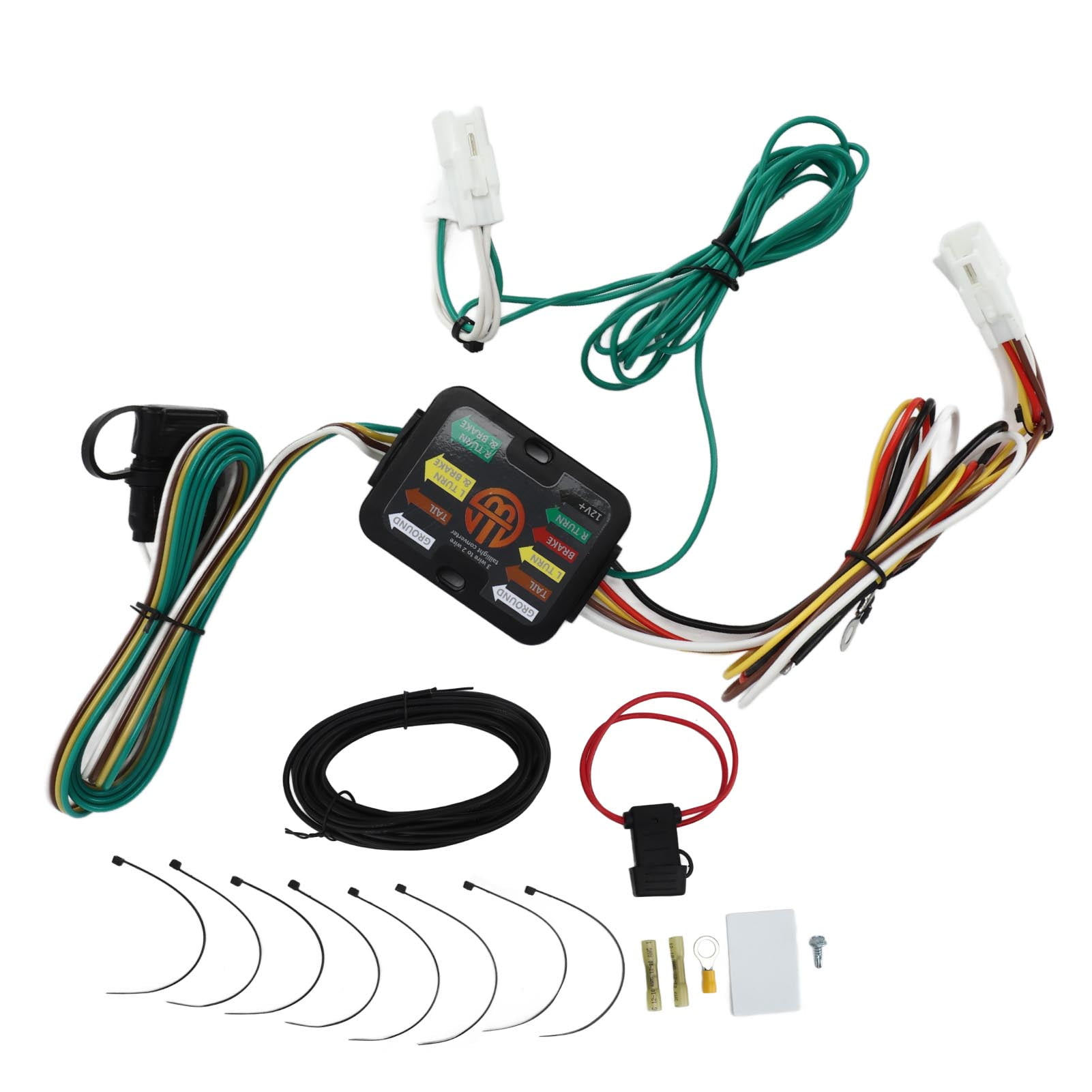 4 Pin Flat Trailer Wiring Harness Vehicle Side Replacement for Avalon