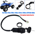 thumbnail image 1 of 4 Pin Ignition Switch Key Set for 50cc 70cc 90cc 110cc 125cc 250cc ATV Dirt Bike, 1 of 8