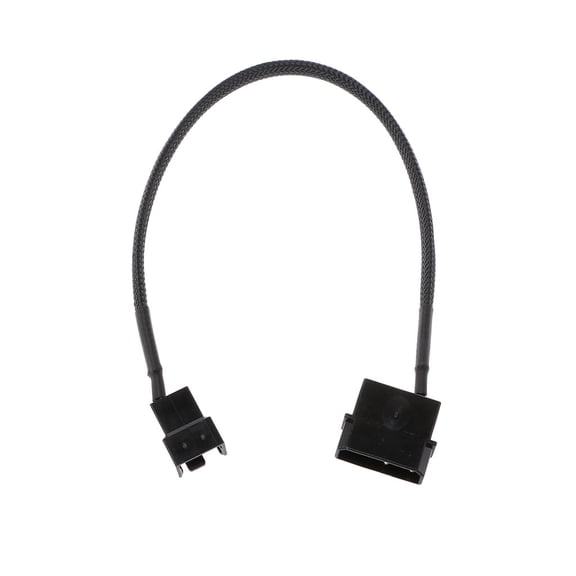 4-Pin Molex Male to 3-Pin/4-Pin PC Fan Power Adapter Connector Cable 1 to 1 Ways