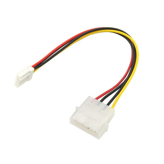 4 Pin Molex To 3.5 Floppy Drive FDD Internal Power Cable Adaptor 20cm