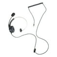 thumbnail image 1 of 4-Pin RJ11 Monaural Corded Call Center Telephone Headset Headphone BK, 1 of 10