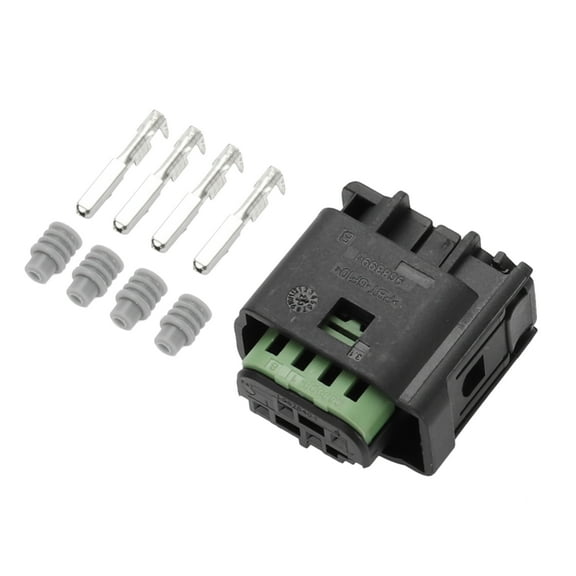 4 Pin Tail Turn Signal Light Connector Plug Waterproof Female Wire Terminal Connector for BMW 1 Set