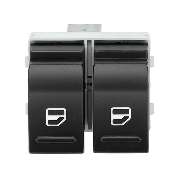 4-Pin Terminal Electric Window Switch for VW Multivan T5 and Transporter T5 Durable, Black+Grey
