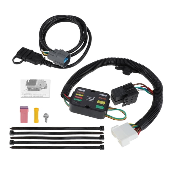 4 Pin Trailer Wiring Harness 56170 Towing Hitch Wiring Kit for Honda Pilot 2012 2013 2014 2015 Connector Towing Harness Converter