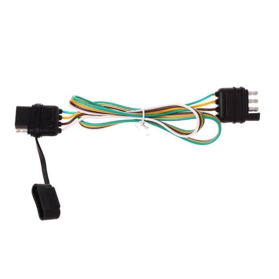 4 Pin Trailer Wiring Harness Connector Plugs General ABS Construction Quick Install Waterproof for Trucks SUVs