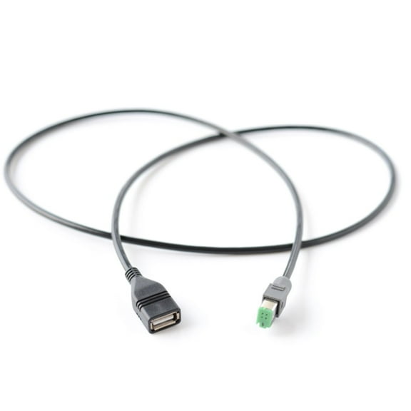 4 Pin USB Extension Connector Cable Adapter for Car Radios Fit for Mazda and For Mitsubishi, 100CM Length with ABS Material for Long Term Use