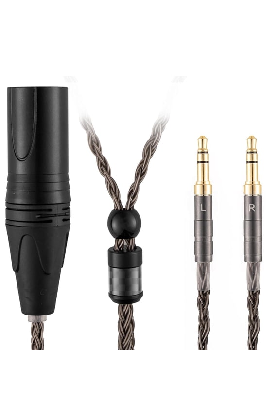 4 Pin XLR Balanced Headphone Cable Compatible with Hifiman Sundara, Susvara, Ananda, Arya, HE400SE, HE4XX, Edition XS, HE-400i 16 Core Replacement Cord (with 4 Pin XLR Balanced, 2Meters/6.5ft)