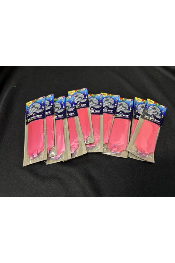 4 Pink Instant Bow Party Decoration By Forum Set Of 10