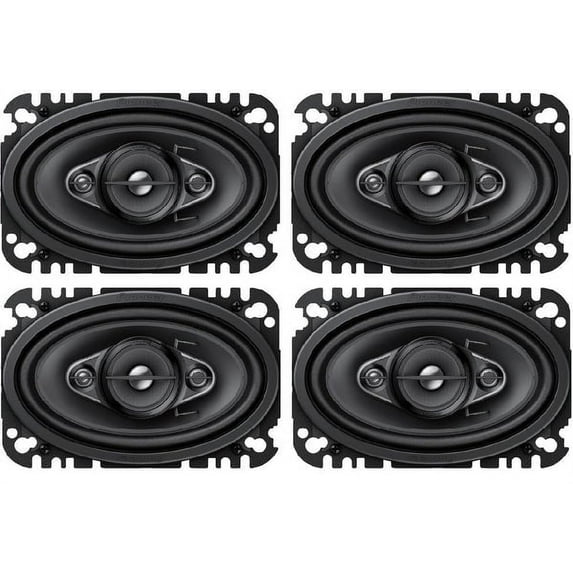 4 Pioneer TS-A4670F 4x6" 210 Watts Max 4-Way ASeries Car Audio Coaxial Speaker