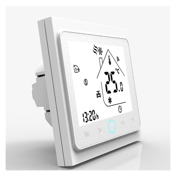 4 Pipe WiFi Smart Central Air Conditioner Thermostat Temperature Controller 3 Speed Work ,Easy to Operate