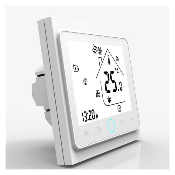 4 Pipe WiFi Smart Central Air Conditioner Thermostat Temperature Controller 3 Speed Work ,Save Energy