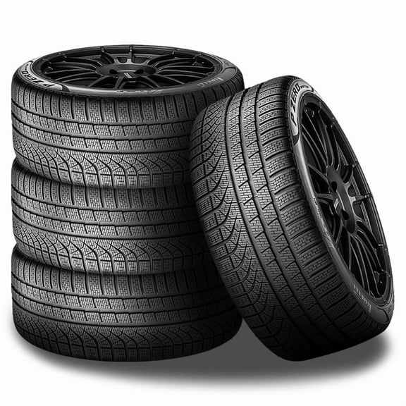 4 Pirelli P ZERO WINTER 285/40R19 107V XL Tires P4209700 / 285/40/19 / 2854019
