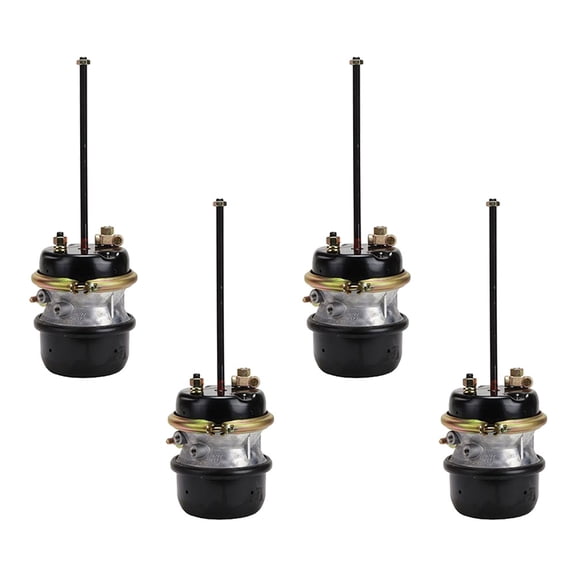 4 Pk 30/30 Square Boss Air Brake Chamber 3" Long Stroke 3030 for semi Truck Trailer Replaces NT3030ELS80 NT3030ELS99 GC3030L LC3030L GC3030LR
