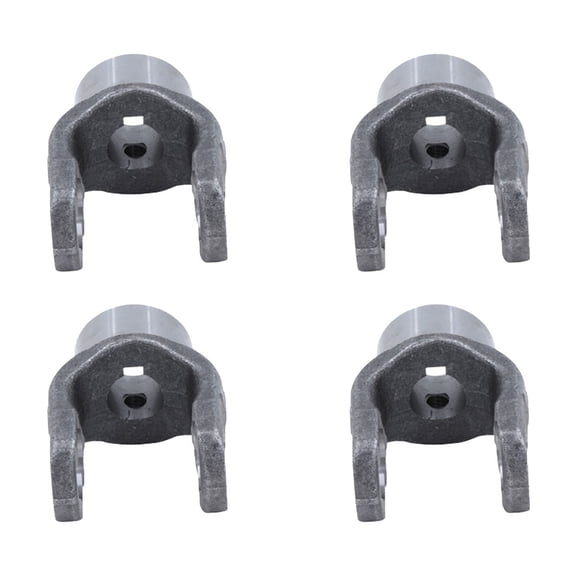 4 Pk DL-EY-1000 Heavy Duty Differential End Yoke - Steel Straight Round Hole Replaces 10-4-23, Neapco OE Series 051B8, 10-0423, Spicer 45203, Muncie EY103