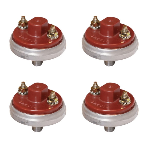 4 Pk LP-3 Heavy Duty Air Brake Low Air Pressure Switch - Low Pressure Switch Replaces BE13241, OE Aftermarket 0587-13241P, Bendix 13241, Tectran 14-3241, 14530, OE Aftermarket 1641091