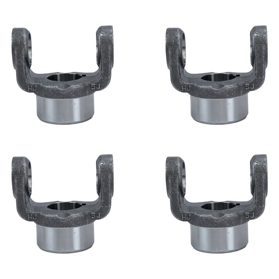 4 Pk Steel Heavy Duty Differential End Yoke - 1310 Series - Pinion Yoke Replaces 2-4-533, Meritor 131N-4-533, 131N4-533, ARV-131N4533, Spicer 24533, Automann 753.24533, Spicer SD24533